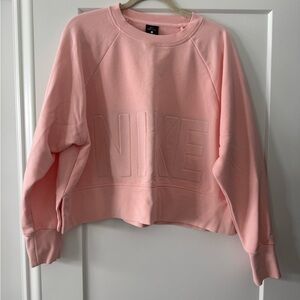 Nike Dri-FIT Light Pink Crop Sweatshirt never worn